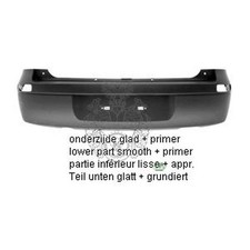 Lexmond Stoßstange hinten 00-03 teillackierbar für Opel Corsa C 00-03