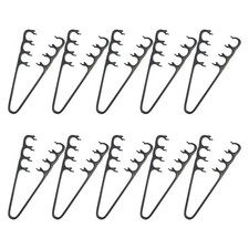 10 Pcs Fluffy Textured Styling Comb for Men Wide Tooth Hair Tool Bangs Lift