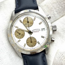 Armbanduhr Eberhard Champion 775 Ref. 31027 Automatisch Data Weiß Cal 7750