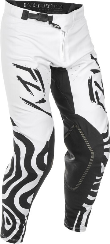 Pantalon FLY RACING Evolution DST L.E. Abyss blanc noir motocross enduro