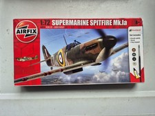 AIRFIX 1:72 Supermarine Spitfire Mk.1a with paints, brush and glue