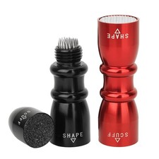2 Pack Premium Pool Cue Tip Tools 3-in-1 Billiard Cue Tip Shaper Compact Bill...
