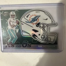 2023 Panini Contenders Optic Tua Tagovailoa X's & O's Silver Prizm Dolphins XO-6