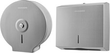 Commercial Toilet Paper Dispenser and Paper Towel Dispenser Bundle
