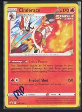 Pokemon Cinderace Chilling Reign 028/198 Holo MP