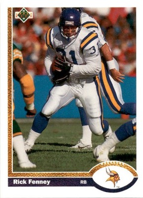 1991 Upper Deck Rick Fenney #425 Minnesota Vikings