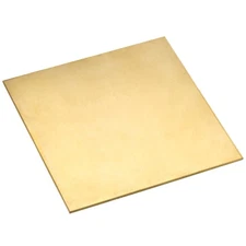 Brass Sheet Metal Sheets Plates 3.9" x 3.9" x 0.06" New