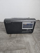 Vintage Sony ICF-36 Portable Radio: Weather, TV, FM, AM - AC/Battery Powered