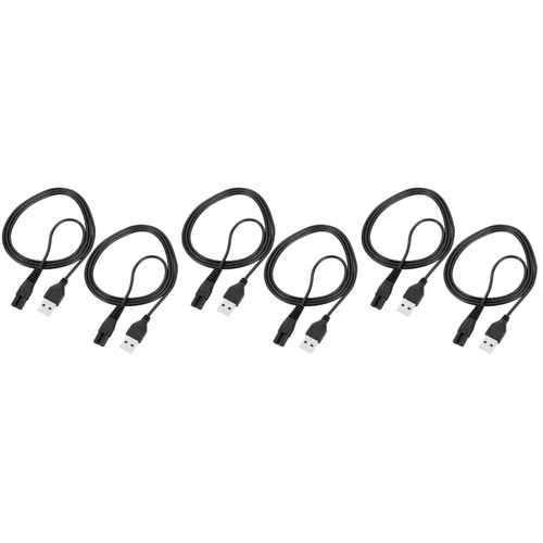 6 pcs USB Razor Charger Cables Universal Razor Powers Charging Cords Adapters - Picture 9 of 12