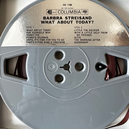Barbra Streisand – What About Today? Reel Tape 3 ¾ ips 4trk Columbia – HC 1166 - Picture 2 of 3