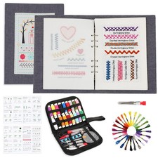 New Embroidery Stitch Book Kit,Embroidery Learning Book,Comes with a Complete...