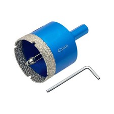 Diamant Lochs&auml;ge 42 mm mit Zentrierbohrer f&uuml;r Fliesen, Glas, Porzellan, Keramik