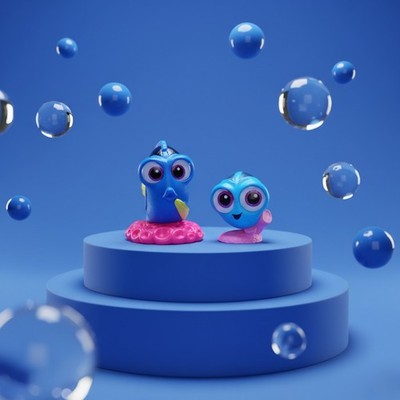Disney Doorables Remember When Dory Adult And Young Set Finding Nemo
