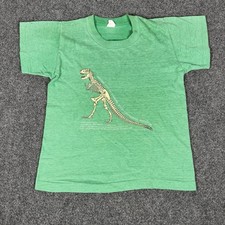 Vintage Smithsonian Institution Museum Natural History Dino Shirt 80s Youth Kids