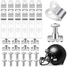 Fabbay Football Helmet Repair Kit Hardware 32 pack, silver