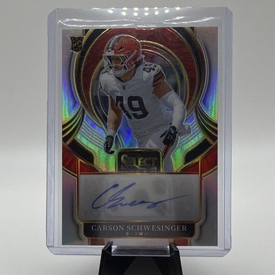 Panini Select 2025 Carson Schwesinger Select Signatures Auto #SIP-CSR