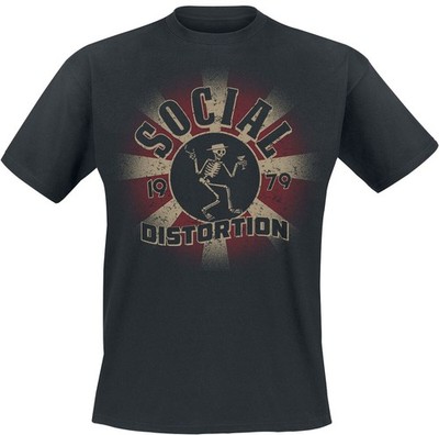 Social Distortion T-Shirt Herren Eclipse schwarz Band-Merch, Bands