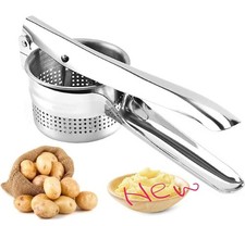 Heavy Duty Potato Ricer Puree Masher Juicer Vegetable Fruit Steel Press Maker