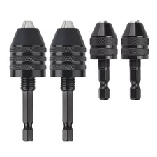 2.76/1.89 inches 1/4-inch hex shank Versatile Conversion Drill chuck suitable