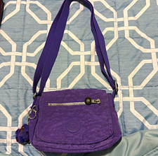 Kipling Purple Small Crossbody Bag Monkey Cha...