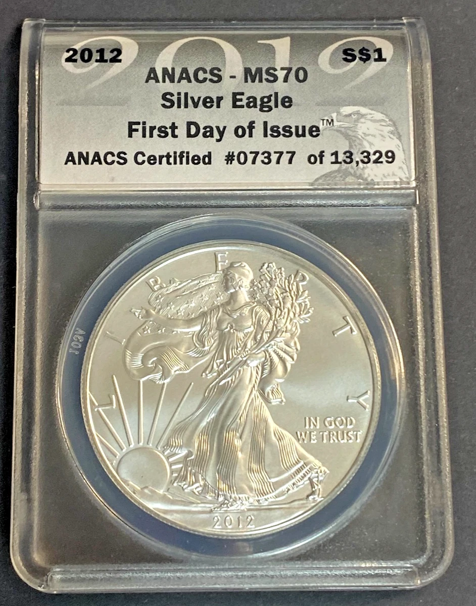 American Eagle MS 70 Graded 2012 Silver Bullion Coins for sale | eBay