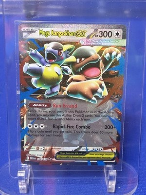 Pokémon TCG Mega Kangaskhan EX 104/132 ME01 Full Art Holo 300 HP