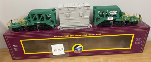 Transformador MTH Premier 20-98918 New York Central Schnabel Flatcar Train escala O | Zustand: Used