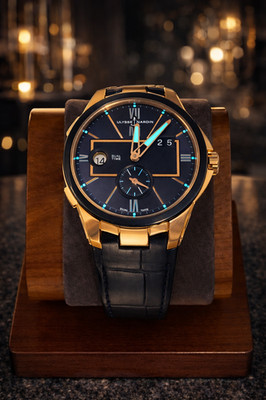 Ulysse Nardin Blast Dual Time Rose Gold Blue Dial 42mm 242-20-3/43