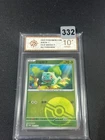 Pokemon S-Chinese Promo Card Bulbasaur Pokeball 066/SV-P-Grade 10
