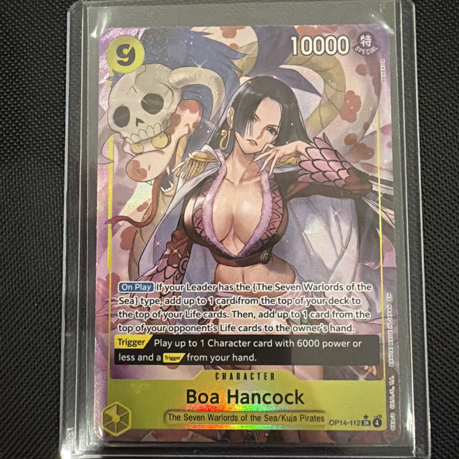 One Piece Boa Hancock CLEAN Alt Art OP14-112 The Azure Sea's Seven English