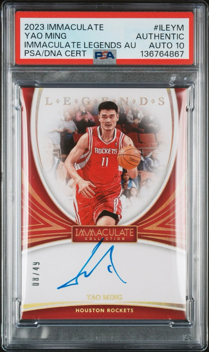 Panini Yao Ming Basketball Serial Numbered Sports Trading Cards