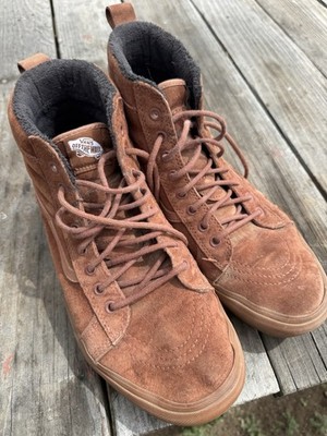 VANS Off the Wall Reddish Brown Suede Men s Size 11