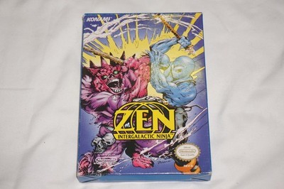 Zen: Intergalactic Ninja (Nintendo NES) Complete in Box CIB