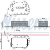 Nissens ÖLküHler Passend FüR Nissan Qashqai II J11 J11_ 1.6 Dci X-Trail T32_