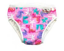 ImseVimse Reusable Baby Swim Diapers Pink Dino for Boys 24 -36 Months