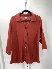 Avenue Size 22/24 W Womens 3/4 Sleeve Shirt