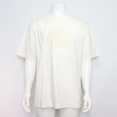 Burberry T-shirt à logo brodé blanc unisexe 152318299 [U] - Photo 1/4