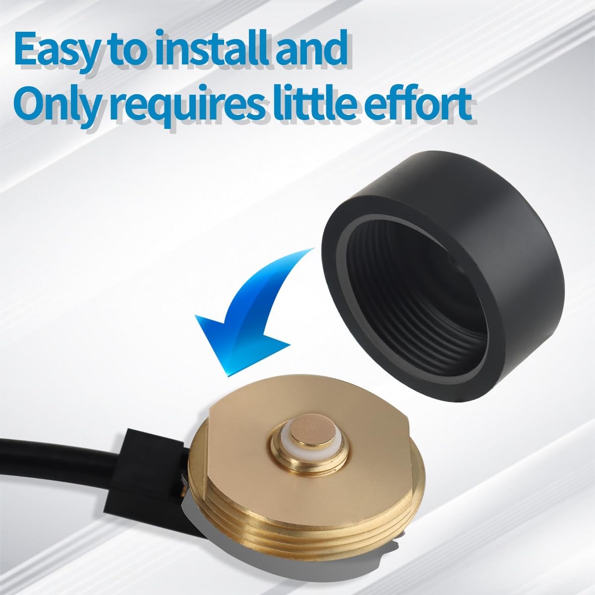 NMO Antenna Mount 3/8" with RG58 Coax Cable 13FT 4m PL259 Male ConnectorDust ...