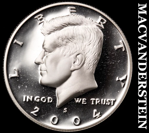 2004-S Silver Kennedy Half Dollar - Choice Gem Proof  Lustrous  #i7667