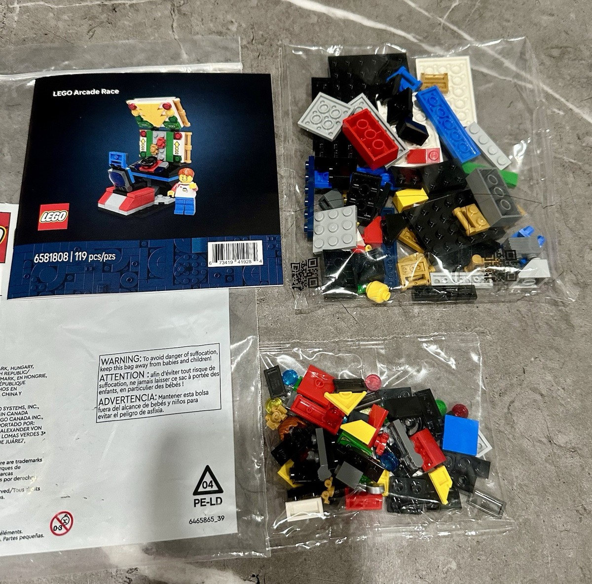 LEGO Arcade Race 6581808 119 Pcs/ pzs Best Buy Exclusive