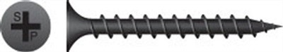 Phillips Bugle Head, Coarse Thread, Zinc Yellow Plated, 6 x 2, Box of 700