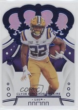2020 Chronicles Draft Picks Crown Royale Mirror Blue Clyde Edwards-Helaire 02a1
