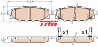 TRW GDB3568 Bremsbelagsatz FüR Scheibenbremse Bremsbelagsatz BremsbeläGe