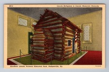 Hodgenville KY-Kentucky, Abraham Lincoln Nat. Historical Park Vintage Postcard