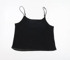 Fosby Design schwarzes Damen-Unterhemd normale Gr&ouml;&szlig;e 18