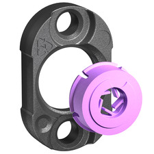 Button Fix Type 3 Flush Bracket Push-On/Pull-Off Mount Connecting Panel to Panel