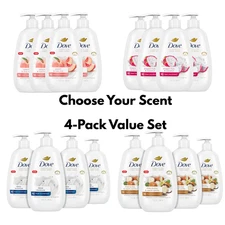 Dove Advanced Care Hand Wash 4-Pack Choose Scent • Moisturizing Skin Cleanser