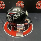 Michael Vick Autographed Atlanta Falcons Signed Authentic Helmet JSA Inscribed