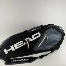 NEW Head Core Performance Tennis Bag Black/White/Blue with Shoulder Strap