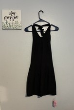 Pretty Little Thing Black Bead Detail Halterneck Bodycon Dress
